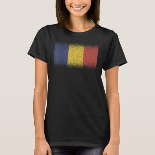 Souvenir Nationalflagge Rumänien für Männer Frauen T-Shirt