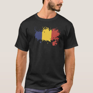 Souvenir Nationalflagge Rumänien für Männer Frauen T-Shirt