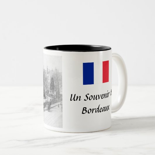 Souvenir Tasse - Bordeaux, Frankreich (VorderseiteRechts)