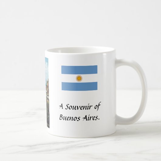 Souvenir Tasse - Buenos Aires, Argentinien. (Rechts)