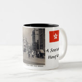 Souvenir-Tasse - Hongkong Zweifarbige Tasse (VorderseiteRechts)