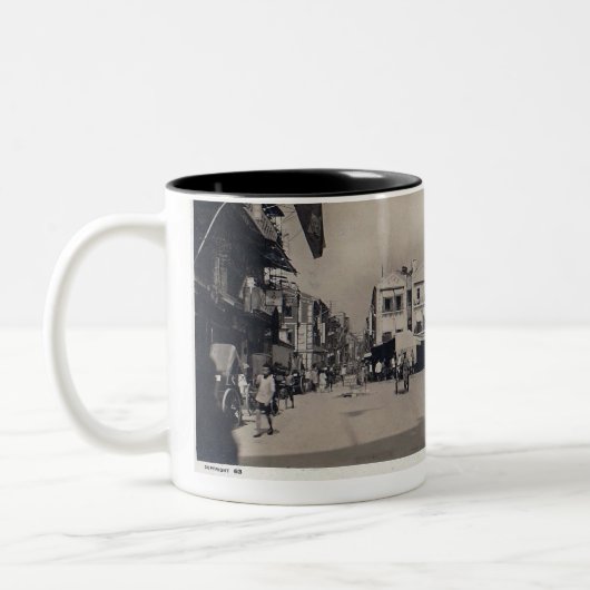Souvenir-Tasse - Hongkong Zweifarbige Tasse (Links)