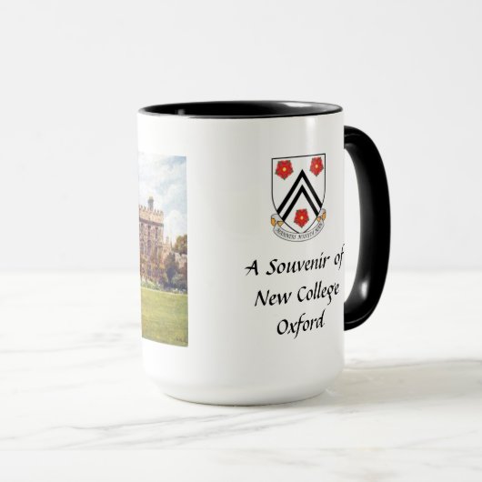Souvenir Tasse - Neue Uni, Oxford (VorderseiteRechts)