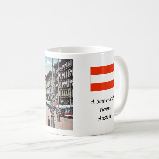 Souvenir Tasse - Wien, Österreich (VorderseiteRechts)