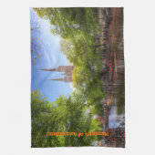 Souvenir von Amsterdam - De Krijtberg, Singel Cana Küchentuch (Vertikal)