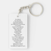 Souvenir von Ihrer Reise : Vorlage Schlüsselanhänger (Rückseite)