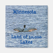 Souvenir von Minnesota Magnet (Vorne)