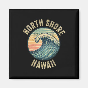Souvenir von North Shore Oahu Hawaii Hawaiian Surf Magnet