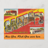 Souvenir von Santa Fe Postkarte (Vorderseite)