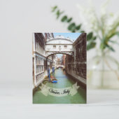 Souvenir von Venedig Italien Bridge of Sights Postkarte (Stehend Vorderseite)