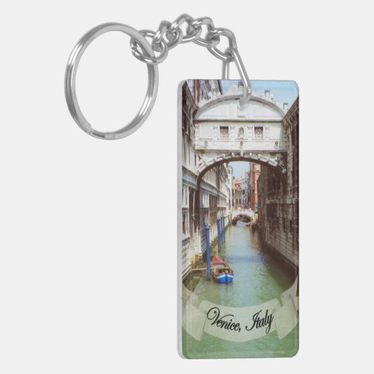 Souvenir von Venedig Italien Bridge of Sights Schlüsselanhänger (Vorderseite links)