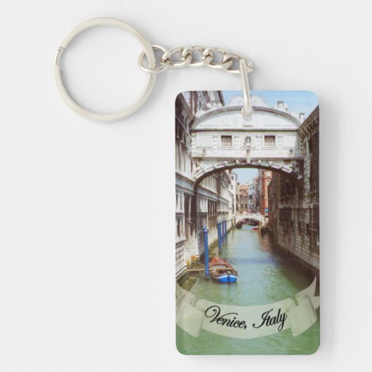 Souvenir von Venedig Italien Bridge of Sights Schlüsselanhänger (Vorderseite)
