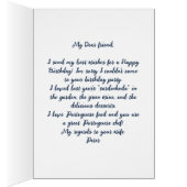 Souvenirkarte für portugiesische Sardinen (Innen (Rechts))