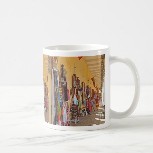 Souvenirladen in Cartagena Kolumbien Kaffeetasse (Rechts)