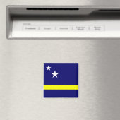 Souvenirmagnet der Curacao-Flagge Magnet (In Situ (Geschirrspüler))