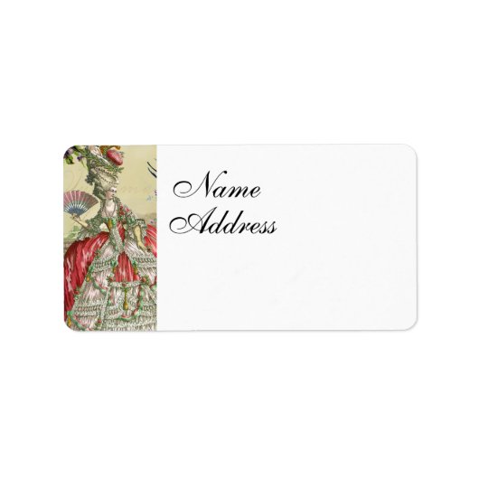 Souvenirs de Versailles Adressaufkleber (Vorne)