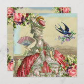 Souvenirs de Versailles Einladung (Vorne/Hinten)