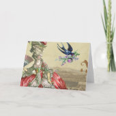 Souvenirs de Versailles Happy Birthday Karte (Rückseite)