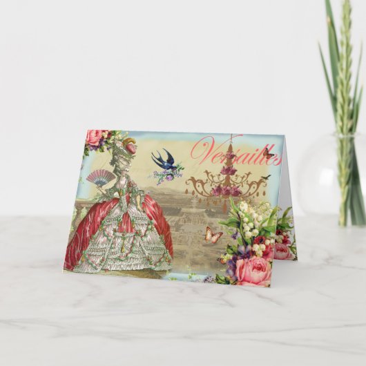 Souvenirs de Versailles Karte (Vorderseite)