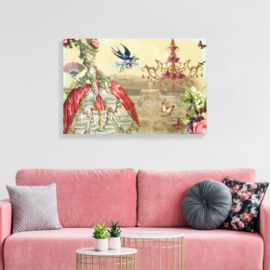 Souvenirs de Versailles Leinwanddruck (Insitu (Wohnzimmer))