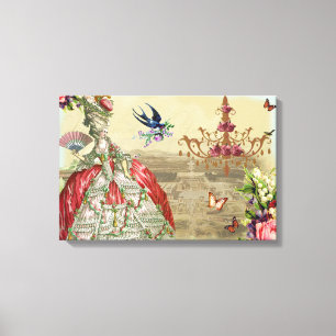 Souvenirs de Versailles Leinwanddruck