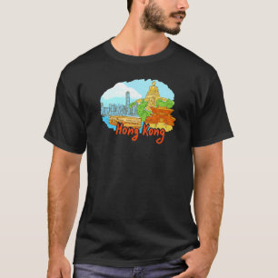 Souvenirs der China in Hongkong T-Shirt