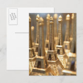 Souvenirs des Eiffelturms Postkarte (Vorne/Hinten)
