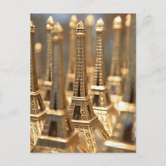 Souvenirs des Eiffelturms Postkarte (Vorderseite)