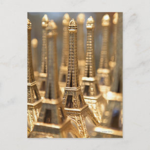 Souvenirs des Eiffelturms Postkarte
