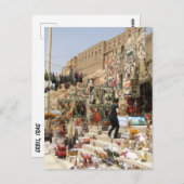 Souvenirs in Erbil, Irak Postkarte (Vorne/Hinten)