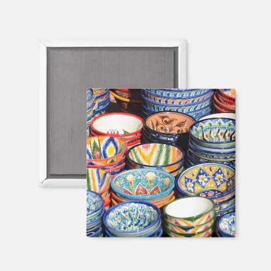 Souvenirs in Usbekistan Magnet (Vorderseite/Rückseite)