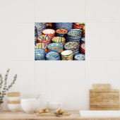Souvenirs in Usbekistan Poster (Küche)