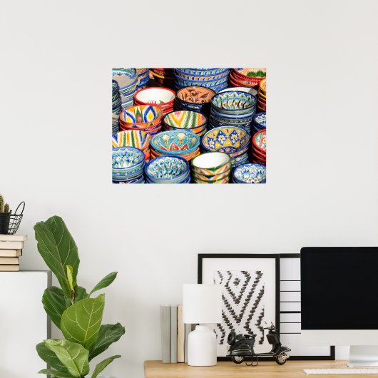 Souvenirs in Usbekistan Poster (Heimbüro)