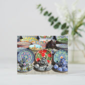 Souvenirs in Usbekistan Postkarte (Stehend Vorderseite)