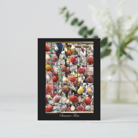 Souvenirs-Muscheln in Paphos Zypern Postkarte (Stehend Vorderseite)