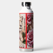 "Souverän der Rose" Trinkflasche (links)