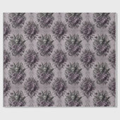 Souverän der Untoten - Gothic Floral Bandana Geschenkpapier (Flach)