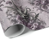 Souverän der Untoten - Gothic Floral Bandana Geschenkpapier (Rolleneckpunkt)