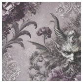 Souverän des Untoten - Gotische Statement-Tile Stoff (Nahaufnahme)