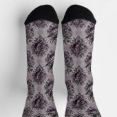 Souverän des Untoten - Gotische Tapestry Socken (Oben)