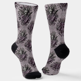 Souverän des Untoten - Gotische Tapestry Socken