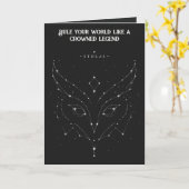 Souverän Stolas, Sternenentstanden Karte (Gelbe Blume)
