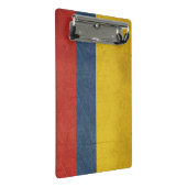 Souveräne Staatsflagge des Grunge des Landes von Mini Klemmbrett (Schrägansicht)