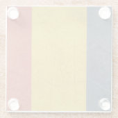 Souveräne Staatsflagge des Grunge von Rumänien Glasuntersetzer (Rückseite)