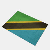 Souveräne Staatsflagge des Grunge von Tanzania Fußmatte (Schrägansicht)