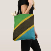 Souveräne Staatsflagge des Grunge von Tanzania Tasche (Von Nahem)