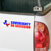 Souveränität oder Sezession! Autoaufkleber (Auf Lkw)