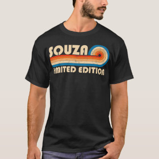 SOUZA Nachname Retro Vintag 80er 90s Geburtstag Re T-Shirt
