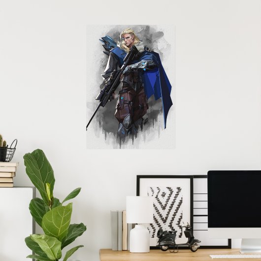 Sova valorant Art Poster (Heimbüro)