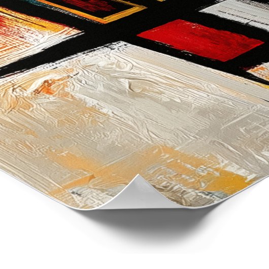 Sovereign Instinct — Contemporary Abstract Express Poster (Ecke)